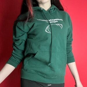 Forest green football hoodie  🤍💚​​​​​​​​​​​​​​​​​​​​​​​